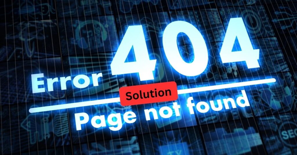 Error 404 Solution