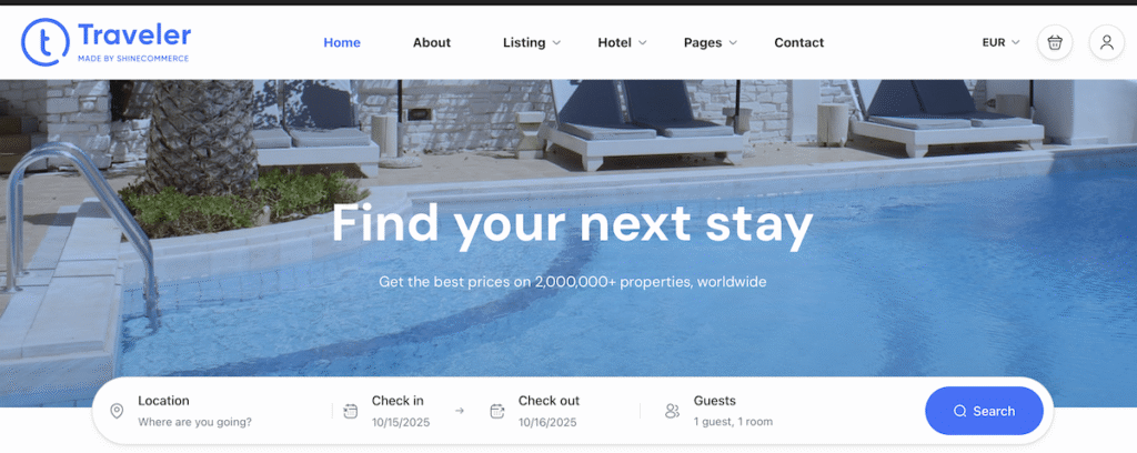 Traveler WordPress Theme