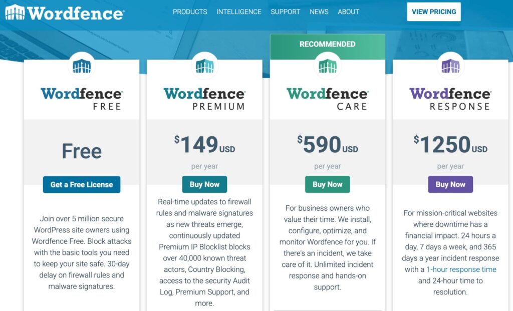 Wordfence Security Set up 2