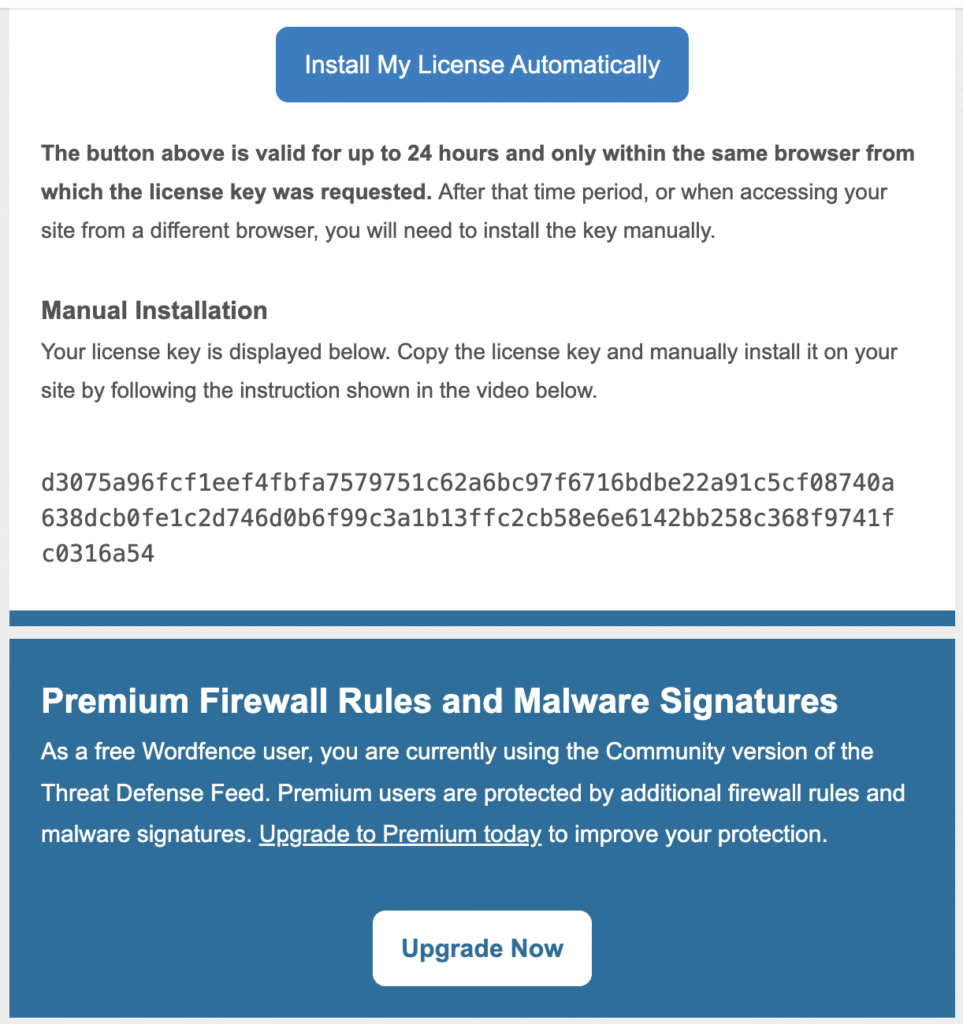 Wordfence Security Set up 5