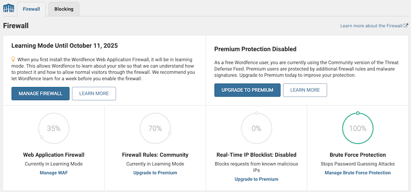 Wordfence Security Set up 7