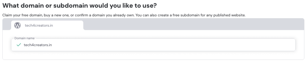 Hostinger 1 Click WordPress Install 5