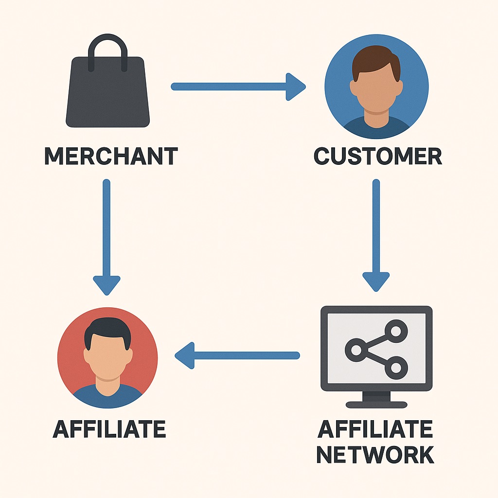 The Four Key Players in Affiliate Marketing
